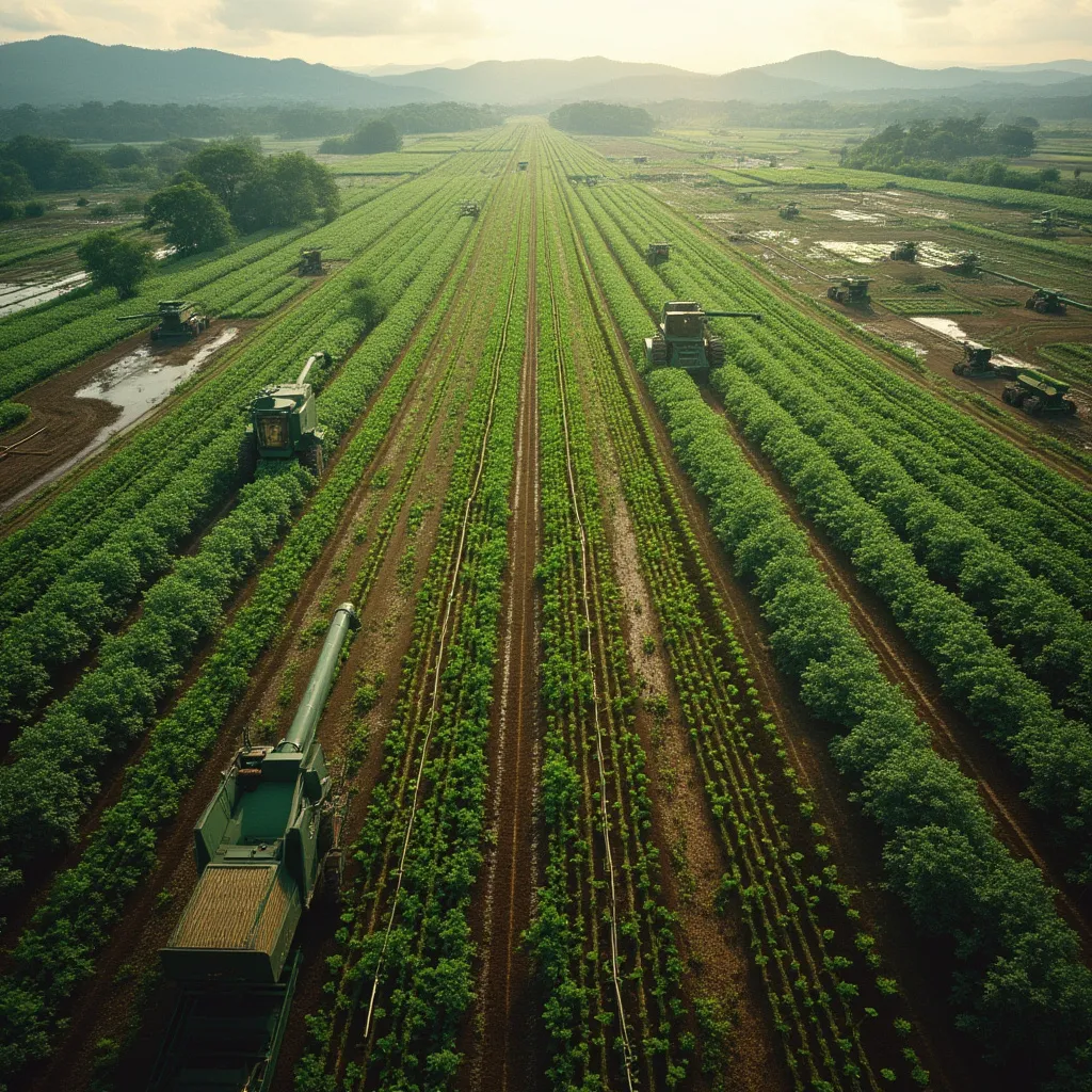 Paisagem agrícola moderna no Brasil